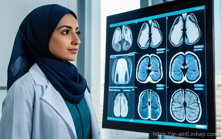 AI 진단 시스템의 표준화 및 상호운용성 - **AI-Powered Medical Diagnosis in a Modern Arab Hospital:**
A highly detailed, realistic image c...