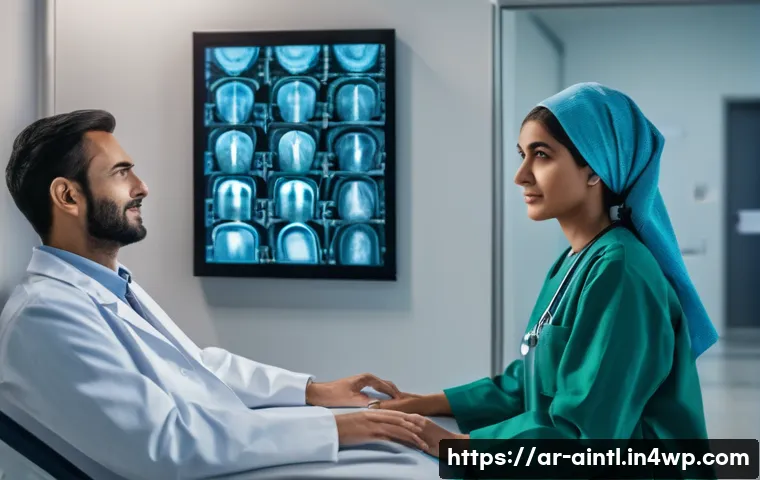 AI 진단 시스템의 의료 접근성 개선 - **Prompt 1: AI-Powered Early Diagnosis in a Modern Arab Hospital**
"A wide-angle, brightly lit s...